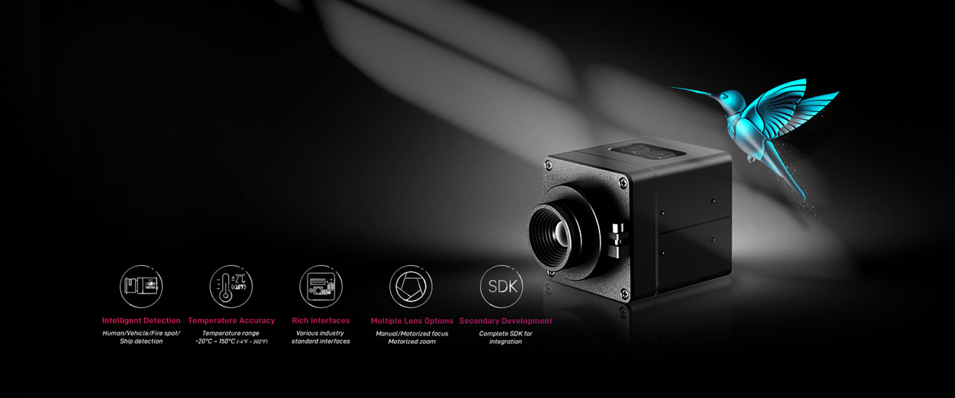 Dotato di un protocollo di interfaccia comune e di un SDK facile da usare per un'integrazione perfetta. Design compatto, elegante e portatile con potenti funzionalità.